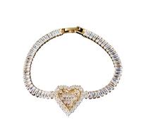 GGYTMQL Brazalete del corazón para Mujeres
