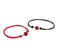 GGYTMQL Brazalete genuino Cinnabar Red Sand Beads Bracelet Cinnabar