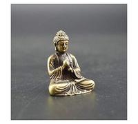 GGYTMQL Buda Estatua Budismo Chino Pure Copper Bronce Sakyamuni Estatua de la Estatua del Buda Buda Estatua del corazón del corazón Pure Pure Antique Figurinas Feng Shui Decoración