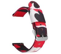 GGYTMQL Camuflage Nylon Watch Strap 18 mm 20 mm 22 mm 24 mm universal de liberación rápida Sports Smart Watch Strap