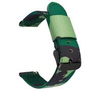 GGYTMQL Camuflage Nylon Watch Strap 18 mm 20 mm 22 mm 24 mm universal de liberación rápida Sports Smart Watch Strap