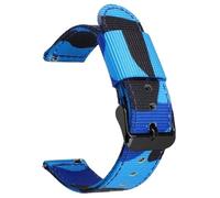 GGYTMQL Camuflage Nylon Watch Strap 18 mm 20 mm 22 mm 24 mm universal de liberación rápida Sports Smart Watch Strap