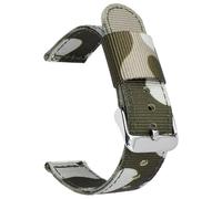 GGYTMQL Camuflage Nylon Watch Strap 18 mm 20 mm 22 mm 24 mm universal de liberación rápida Sports Smart Watch Strap
