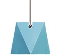 GGYTMQL Candelier del Comedor escandinavo Costilizador de Hierro Ligera Industrial de Techo Colgante Iluminación Decorativa (Azul)