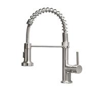 GGYTMQL Cocina grifo extraer pulverizador de homicultores monte mate mate grifo de mezcladora negro 360 grados fregadero giratorio de cocina de agua fría (negro y dorado)