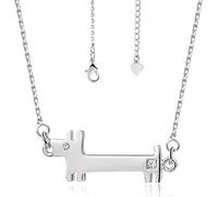 GGYTMQL Collar, Caballo de Madera pequeño, Collar de Diamantes, Cadena, Joyas