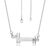 GGYTMQL Collar, Caballo de Madera pequeño, Collar de Diamantes, Cadena, Joyas