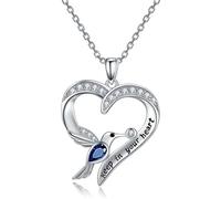 GGYTMQL Collar Cadena Colgante Hombres Mujeres Joyas Colgantes Collar en Forma de corazón