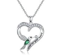 GGYTMQL Collar Cadena Colgante Hombres Mujeres Joyas Colgantes Collar en Forma de corazón