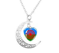 GGYTMQL Collar Cadena Colgante Hombres Mujeres Joyas Collar en Forma de corazón para Mujeres