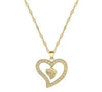 GGYTMQL Collar Cadena Colgante Hombres Mujeres Joyas Doble Collar Huecar Collar Caballo