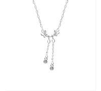 GGYTMQL Collar con colgante para mujer, diseño de mariposa y malaquita, collares en capas