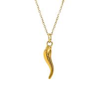 GGYTMQL Collar de Cuerno Italiano de Accesorios para Hombres, Collar de cornicello - Encanto de Cuerno Italiano, Collar de Chile de Chile, Collar de Pimienta Italiana para cumpleaños