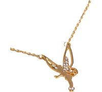 GGYTMQL Collar de Hadas Accesorios para Mujeres, 925 Collar Colgante de Hadas de Plata esterlina Collar de Luna, Collar de Tinkerbell, Joyas de Hadas, Joyas de Tinkerbell