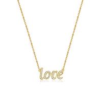 GGYTMQL Collar Delicada de declaración para Mujeres, Colgante con Cartas cursivas, Adolescentes, Joyas cotidianas, 16 Pulgadas con Cadena de Extensor de 2 Pulgadas