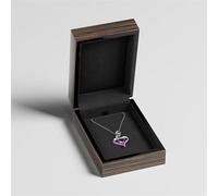 GGYTMQL Collar Organizador Joya de Joya de Joya Colgante Baczamiento Joyería Exantía de Almacenamiento Embalaje Case de Madera Arendería Joya de joyería Joya de Collar (Tipo C)