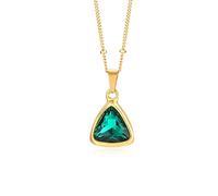 GGYTMQL Collar para mujer, collar de acero inoxidable para niñas, colgante geométrico, regalo de joyería para mamá, mujeres y niñas