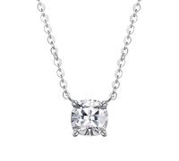 GGYTMQL Collar Redondo Exquisito Joyas de cumpleaños Colgante de circón Brillante para niñas