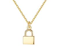 GGYTMQL Collares Colgantes de Forma de Bloqueo Puro para un Regalo de joyería Hecho en China