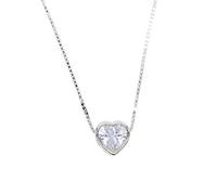 GGYTMQL Collier 100% Colgante Tiny Mini Charm Collar Delicado Collar para Mujeres Boda