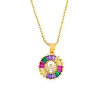 GGYTMQL Color de Color clásico Multicolor Collar Personal 26 Letras Nombre Joyería para Mujeres Accesorios para niñas Regalo