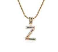 GGYTMQL Coloridas Letras Nuevas AZ Números de Diamantes de Diario infructuos Boads de Encanto de colaboración Digital Digital Hombres Men Party Jewelry Regalos