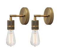 GGYTMQL Conjunto de 2 Accesorios de lámpara de Pared Antigua de Pared de Pared Vintage Arriba/Abajo, lámpara de Edison de Colina para la Cocina, salón, Comedor, Dormitorio, Bar, restaurantes,