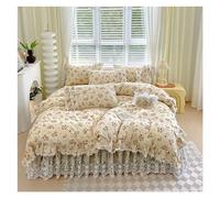 GGYTMQL Conjunto de Ropa de Cama de Cuatro Piezas Bedding French Rural Flower Small Cover Dededrupt