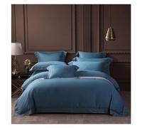 GGYTMQL Conjunto de Ropa de Cama de Cuatro Piezas Bordado Bordado de Cama Bedlinen King King Tamaño de Reina Lino 600TC Egipto Algodón Dededed Bucal