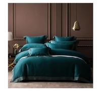 GGYTMQL Conjunto de Ropa de Cama de Cuatro Piezas Bordado Bordado de Cama Bedlinen King King Tamaño de Reina Lino 600TC Egipto Algodón Dededed Bucal