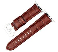 GGYTMQL Corcha de cuero para correa 49 mm 45 mm 41 mm 44 mm 40 mm 42 mm 38 mm Serie 8 7 SE 6 5 4 3 2 Correas de reloj (BS BROW, 38/40/41 mm), 38/40/41 mm