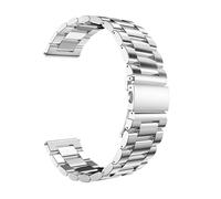 GGYTMQL Correa de reemplazo de la banda de metal de acero inoxidable Pulsera de reloj inteligente Unisex16mm18mm20mm22mm
