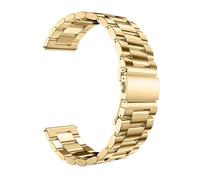 GGYTMQL Correa de reemplazo de la banda de metal de acero inoxidable Pulsera de reloj inteligente Unisex16mm18mm20mm22mm