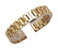 GGYTMQL Correa de reloj de reemplazo de metal universal Cadena de brazalete inteligente 12 mm 14 mm 15 mm 16 mm 17 mm 18 mm 20 mm 22 mm 23 mm