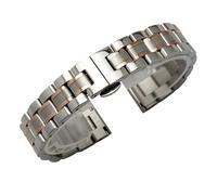 GGYTMQL Correa de reloj de reemplazo de metal universal Cadena de brazalete inteligente 12 mm 14 mm 15 mm 16 mm 17 mm 18 mm 20 mm 22 mm 23 mm