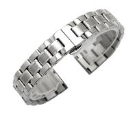 GGYTMQL Correa de reloj de reemplazo de metal universal Cadena de brazalete inteligente 12 mm 14 mm 15 mm 16 mm 17 mm 18 mm 20 mm 22 mm 23 mm