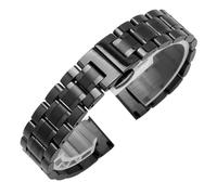 GGYTMQL Correa de reloj de reemplazo de metal universal Cadena de brazalete inteligente 12 mm 14 mm 15 mm 16 mm 17 mm 18 mm 20 mm 22 mm 23 mm