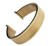 GGYTMQL Correa elástica de acero inoxidable 16/17/18/19/20/21/22 mm Expansión de estiramiento universal Reloj Band Men Women Wristband Accesorios
