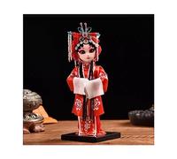 GGYTMQL Decoración de Escritorio de Mesa Beijing Decoración Beijing Opera Facial Mask Caracteres Beijing Opera Doll Doble Pequeño Regalo de Estatua de Estilo Chino (Color: 11)