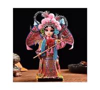 GGYTMQL Decoración de Escritorio de Mesa Beijing Decoración Beijing Opera Facial Mask Caracteres Beijing Opera Doll Doble Pequeño Regalo de Estatua de Estilo Chino (Color: 11)