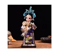 GGYTMQL Decoración de Escritorio de Mesa Beijing Decoración Beijing Opera Facial Mask Caracteres Beijing Opera Doll Doble Pequeño Regalo de Estatua de Estilo Chino (Color: 11)