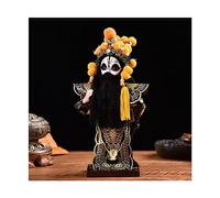 GGYTMQL Decoración de Escritorio de Mesa Beijing Decoración Beijing Opera Facial Mask Caracteres Beijing Opera Doll Doble Pequeño Regalo de Estatua de Estilo Chino (Color: 11)