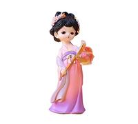 GGYTMQL Decoración de Escritorio de Mesa Decoración de niña Antigua China Chica Creativa Regalos Festivos Hechos a Mano para Amigos y Novias Ornamento (Color: Oro, tamaño: s (5 * 5.2 * 11.6cm))