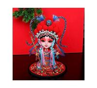 GGYTMQL Decoración de Escritorio de Mesa Decoraciones de Maquillaje Facial Tradicional ópera China Beijing Decoraciones de Mesa de muñecas Especiales Regalos de Estilo Chino Adorno de Estatua (Color:
