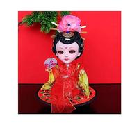 GGYTMQL Decoración de Escritorio de Mesa Decoraciones de Maquillaje Facial Tradicional ópera China Beijing Decoraciones de Mesa de muñecas Especiales Regalos de Estilo Chino Adorno de Estatua (Color: