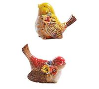 GGYTMQL Decoración de Escritorio de Mesa Delicada Figura de pájaros decoración de artesanía de cerámica de Escritorio de Escritorio Adorno de Adornos