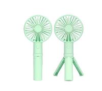 GGYTMQL Desktop portátil de Ventilador portátil de USB Cargo de Doble Uso Mini Handy Recargable Ventilada para el Ventilador de Inicio (Color: Verde)