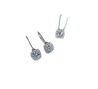 GGYTMQL Diamond Dangle arenería joyería Pendientes de Boda para Mujeres Nupciales Finos