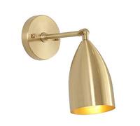 GGYTMQL Escandinavo Minimalista de latón de latón. Decoración del Pasillo de lámparas de Pared Minimalistas. Corredor E27 Lámpara de Pared Personalizada de una Sola Cabeza. Dormitorio, Cama, Cama,