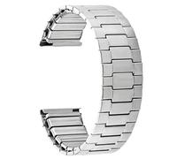 GGYTMQL Expansión elástica de acero inoxidable expansión de metal de metal plateado pulsera de pulsera de la banda de reloj de oro plateado con herramienta